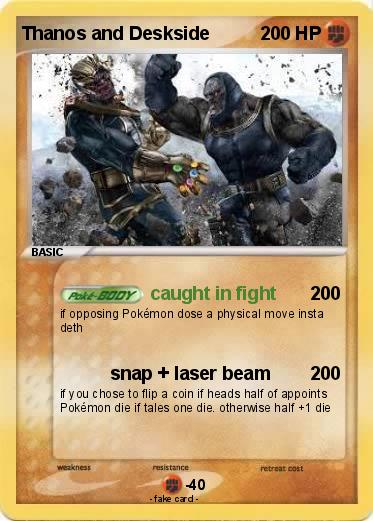 Pokemon Thanos and Deskside