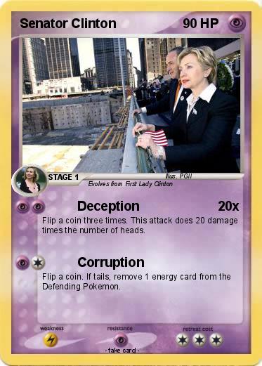 Pokemon Senator Clinton