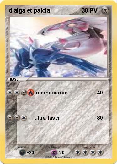 Pokemon dialga et palcia