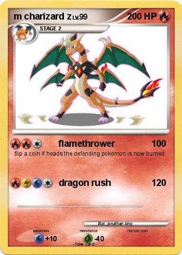 Pokemon m charizard z