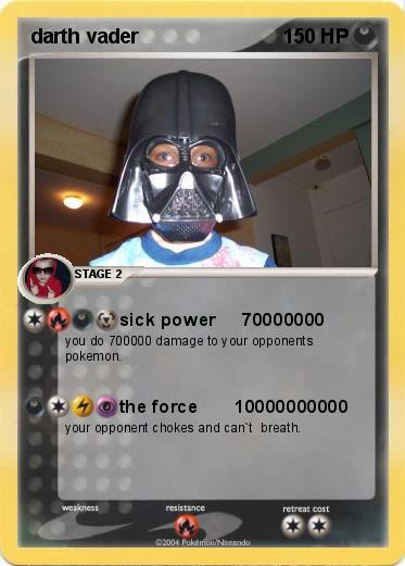 Pokemon darth vader                         