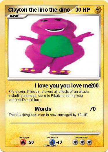 Pokemon Clayton the lino the dino