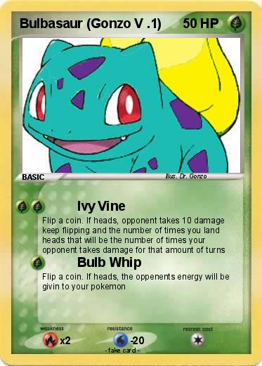 Pokemon Bulbasaur (Gonzo V .1)