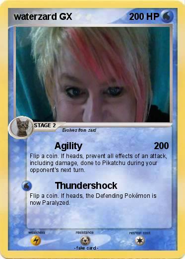 Pokemon waterzard GX