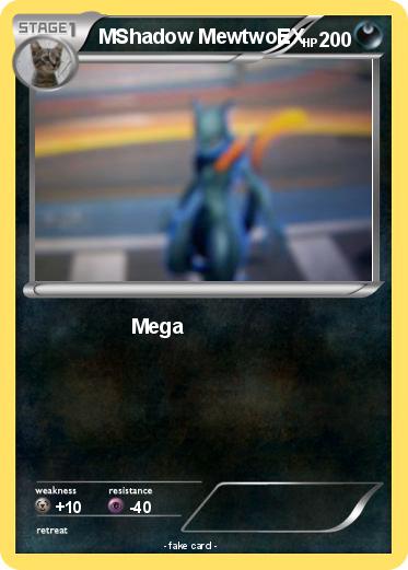 Pokemon MShadow MewtwoEX