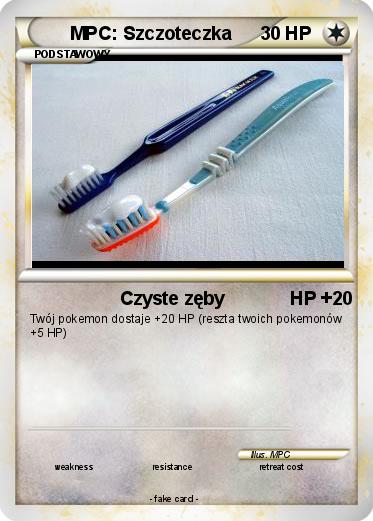 Pokemon MPC: Szczoteczka
