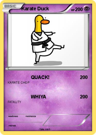 Pokemon Karate Duck