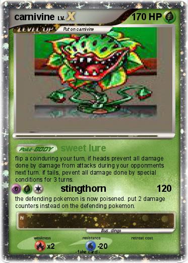 Pokemon carnivine