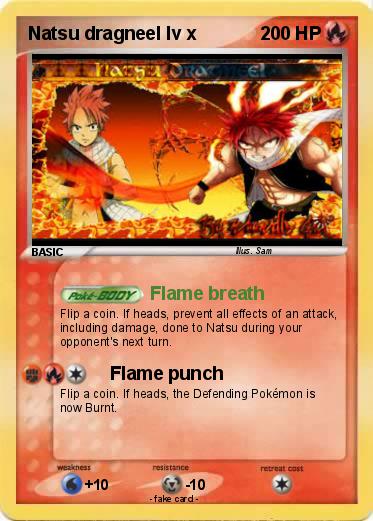 Pokemon Natsu dragneel lv x