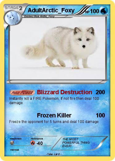 Pokemon AdultArctic_Foxy