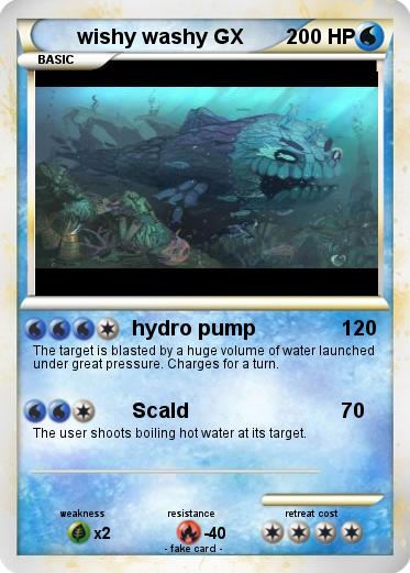 Pokemon wishy washy GX