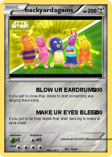 Pokemon backyardagains