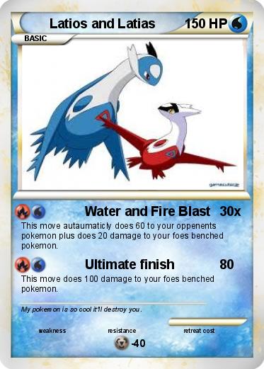Pokemon Latios and Latias