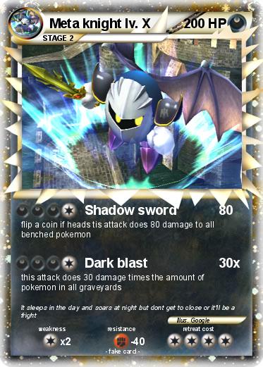 Pokemon Meta knight lv. X