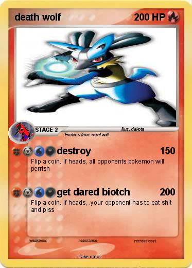 Pokemon death wolf