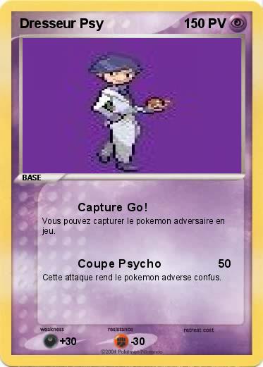 Pokemon Dresseur Psy