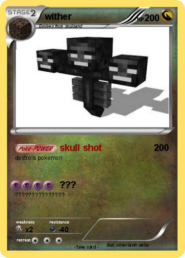Pokemon wither