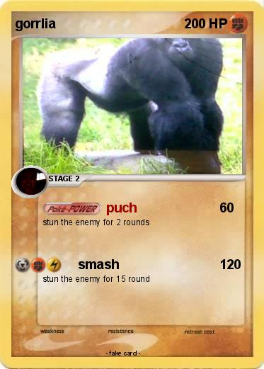 Pokemon gorrlia