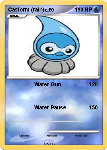 Pokemon Casform (rain)