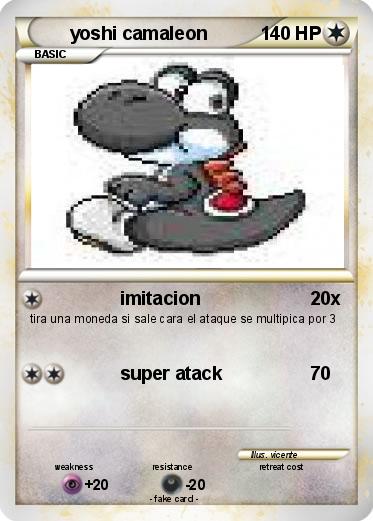Pokemon yoshi camaleon