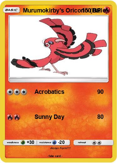 Pokemon Murumokirby's Oricorio (Baile)