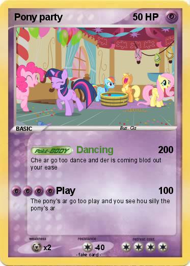 Pokemon Pony party