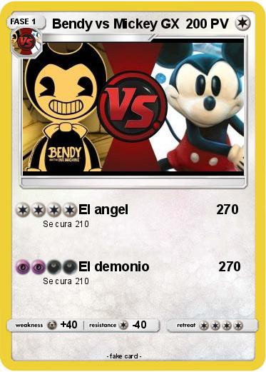 Pokemon Bendy vs Mickey GX