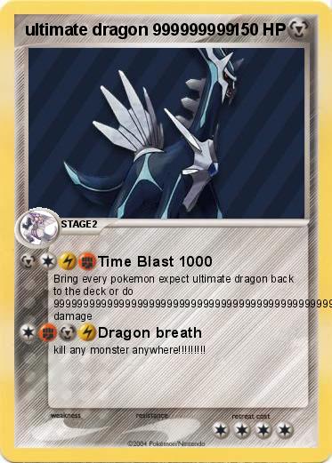 Pokemon ultimate dragon 999999999