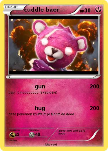 Pokemon cuddle baer