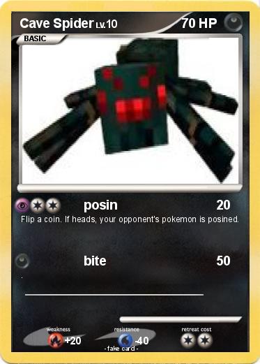 Pokemon Cave Spider