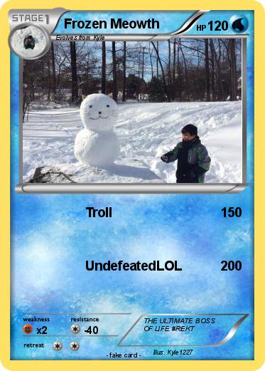 Pokemon Frozen Meowth