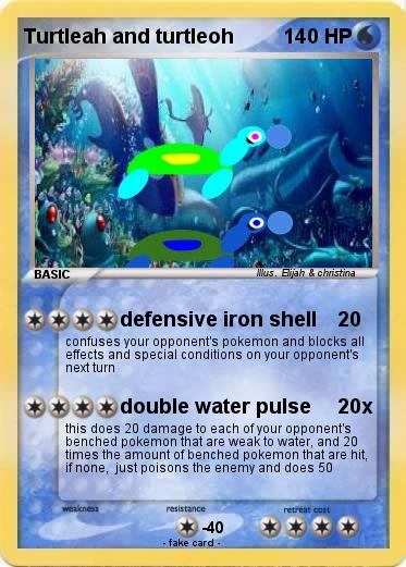 Pokemon Turtleah and turtleoh