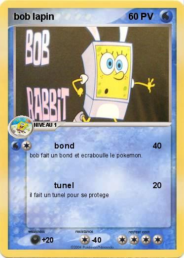 Pokemon bob lapin