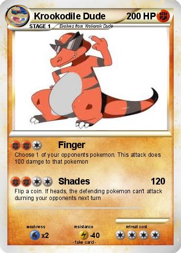 Pokemon Krookodile Dude