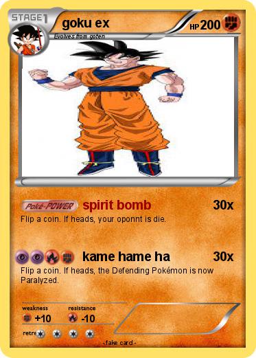 Pokemon goku ex