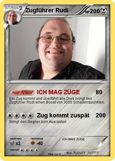 Pokemon Zugführer Rudi