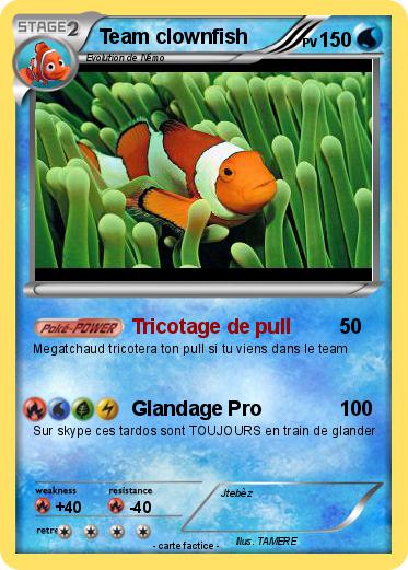 Pokemon Team clownfish