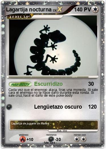 Pokemon Lagartija nocturna