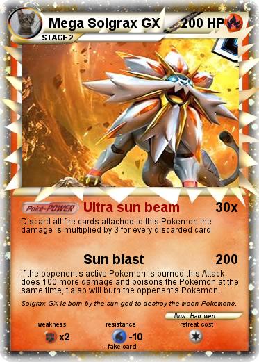 Pokemon Mega Solgrax GX