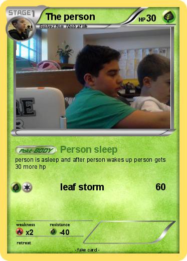 Pokemon The person