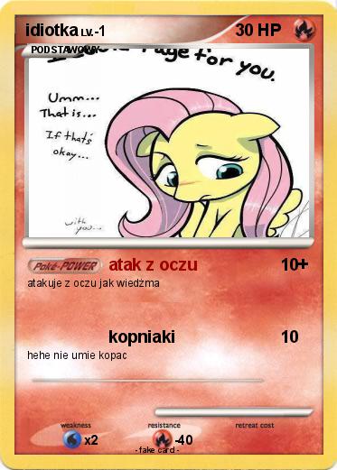 Pokemon idiotka