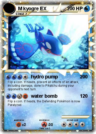 Pokemon M kyogre EX