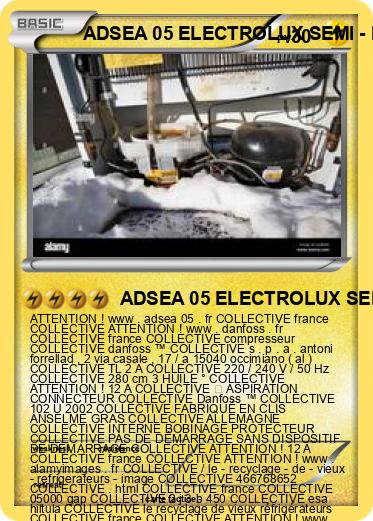 Pokemon ADSEA 05 ELECTROLUX SEMI - INTERNAT 3 IME FRANCE