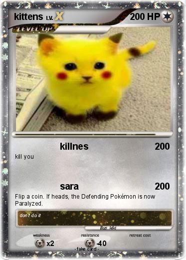Pokemon kittens