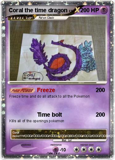 Pokemon Coral the time dragon