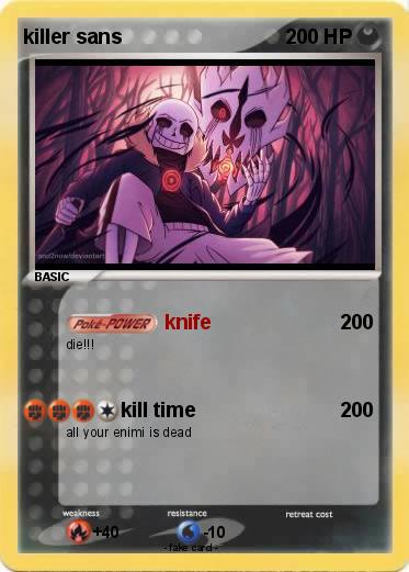 Pokemon killer sans