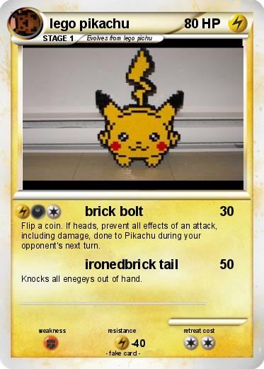 Pokemon lego pikachu