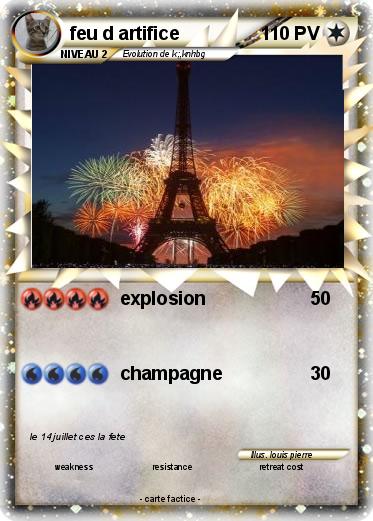 Pokemon feu d artifice