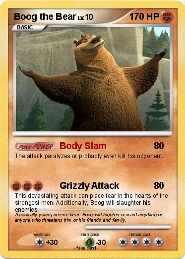 Pokemon Boog the Bear