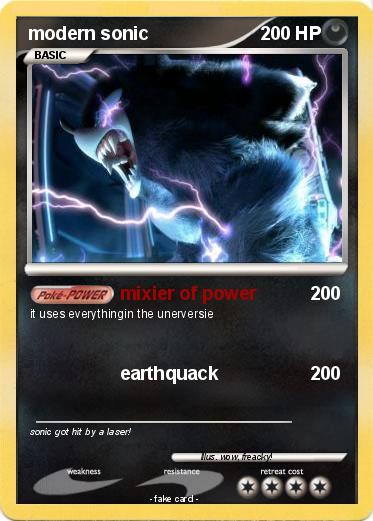 Pokemon modern sonic